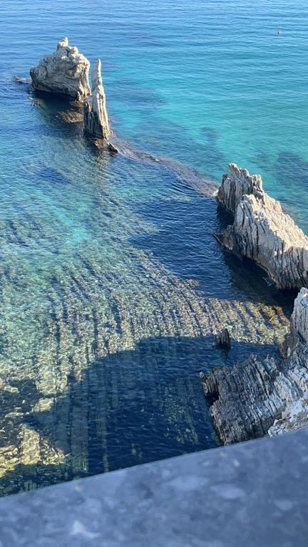 I Faraglioni di Terrasini visti dall'alto